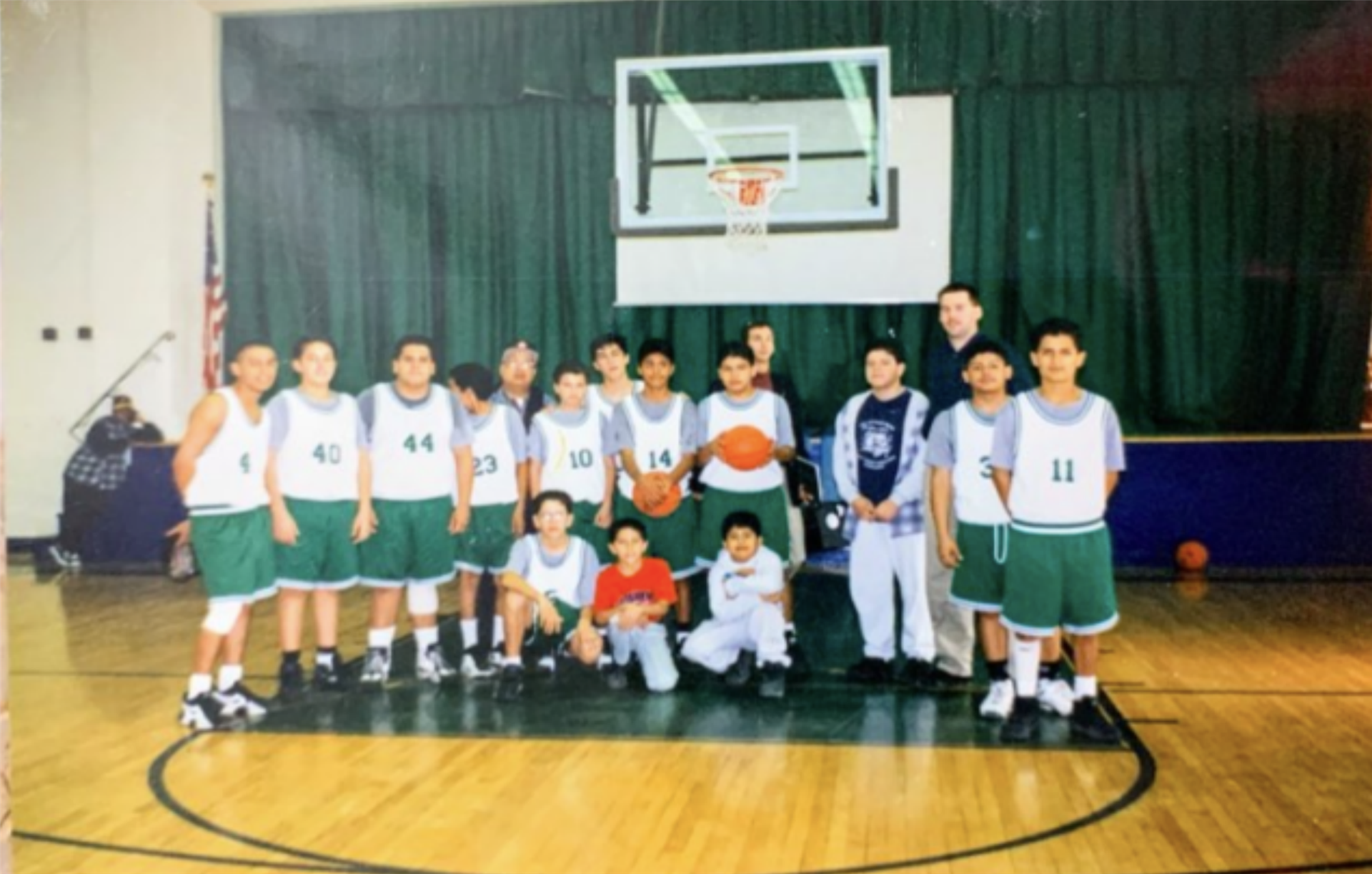 1995 Guillen Middle boys basketball 